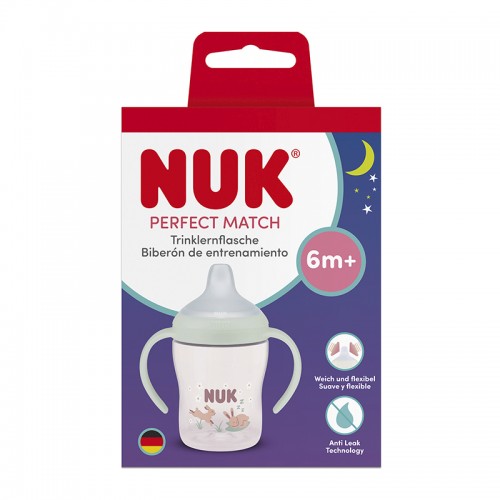 NUK Perfect Match Learner Cup | Learner Bottle 150ml | 6 months+